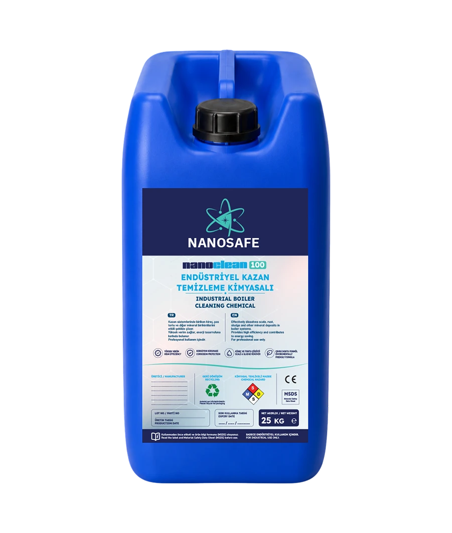 NanoClean 100 - Endüstriyel Kazan Temizleme Kimyasalı